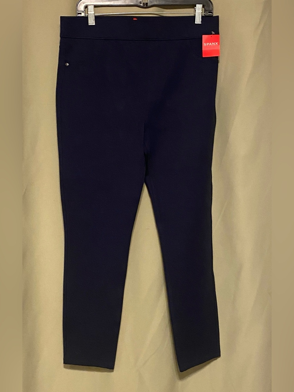 SPANX  Ponte Ankle -Length Leggings Navy XL Stretch